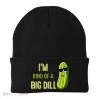 Big Deal Dill Pickle Funny Slogan Quote Beanie thumb 0
