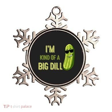 Big Deal Dill Pickle Funny Slogan Quote Ornament