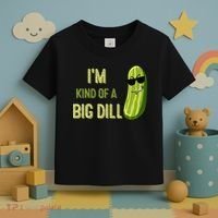 Big Deal Dill Pickle Funny Slogan Quote Toddler T-Shirt thumb 3