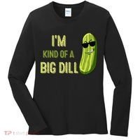 Big Deal Dill Pickle Funny Slogan Quote Women's Long Sleeve Shirt thumb 0