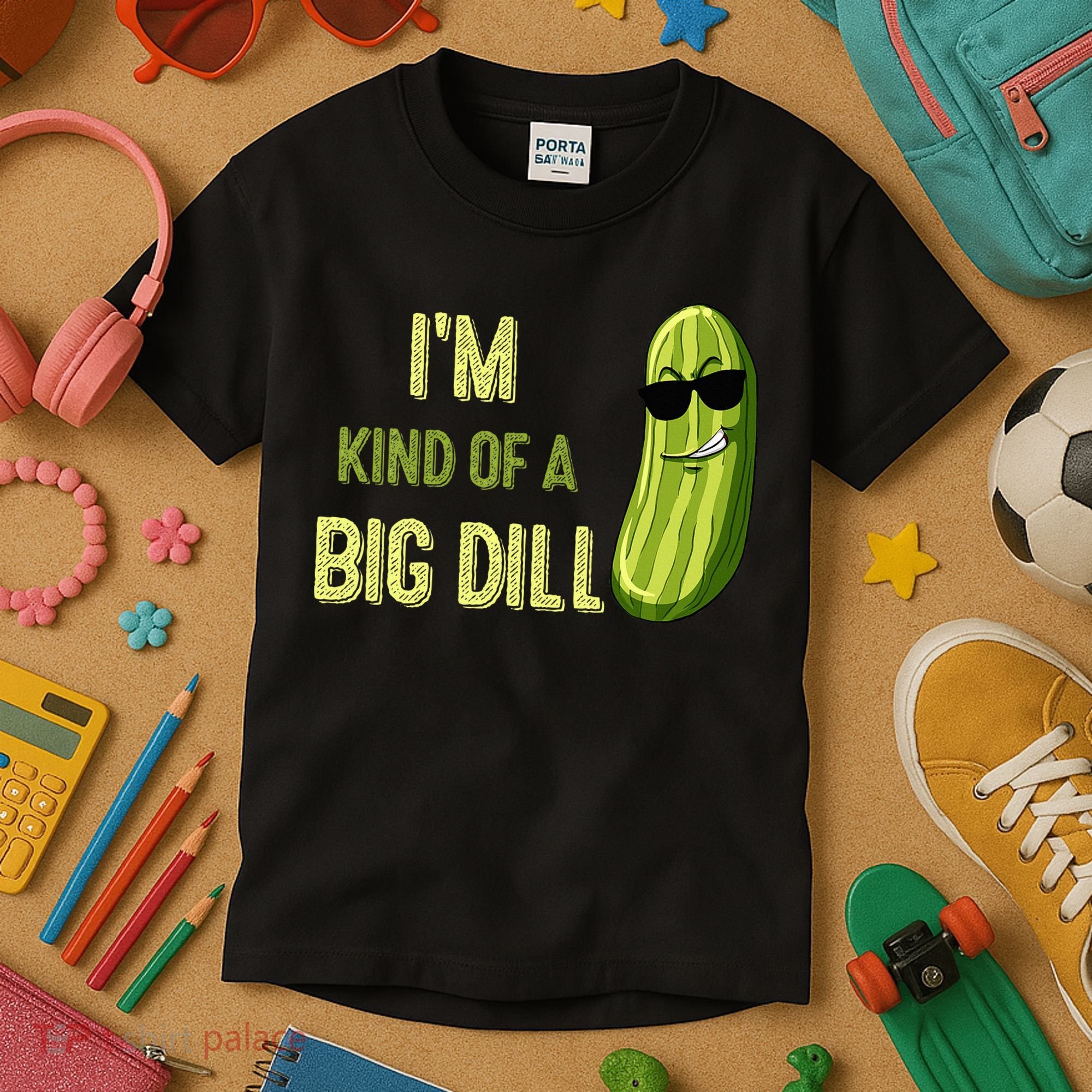 Big Deal Dill Pickle Funny Slogan Quote Kids T-Shirt