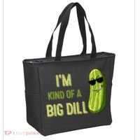 Big Deal Dill Pickle Funny Slogan Quote Tote Bag thumb 2