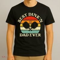 Best Dink'n Dad Ever Funny Pickleball Father's Day Gift T-Shirt thumb 3