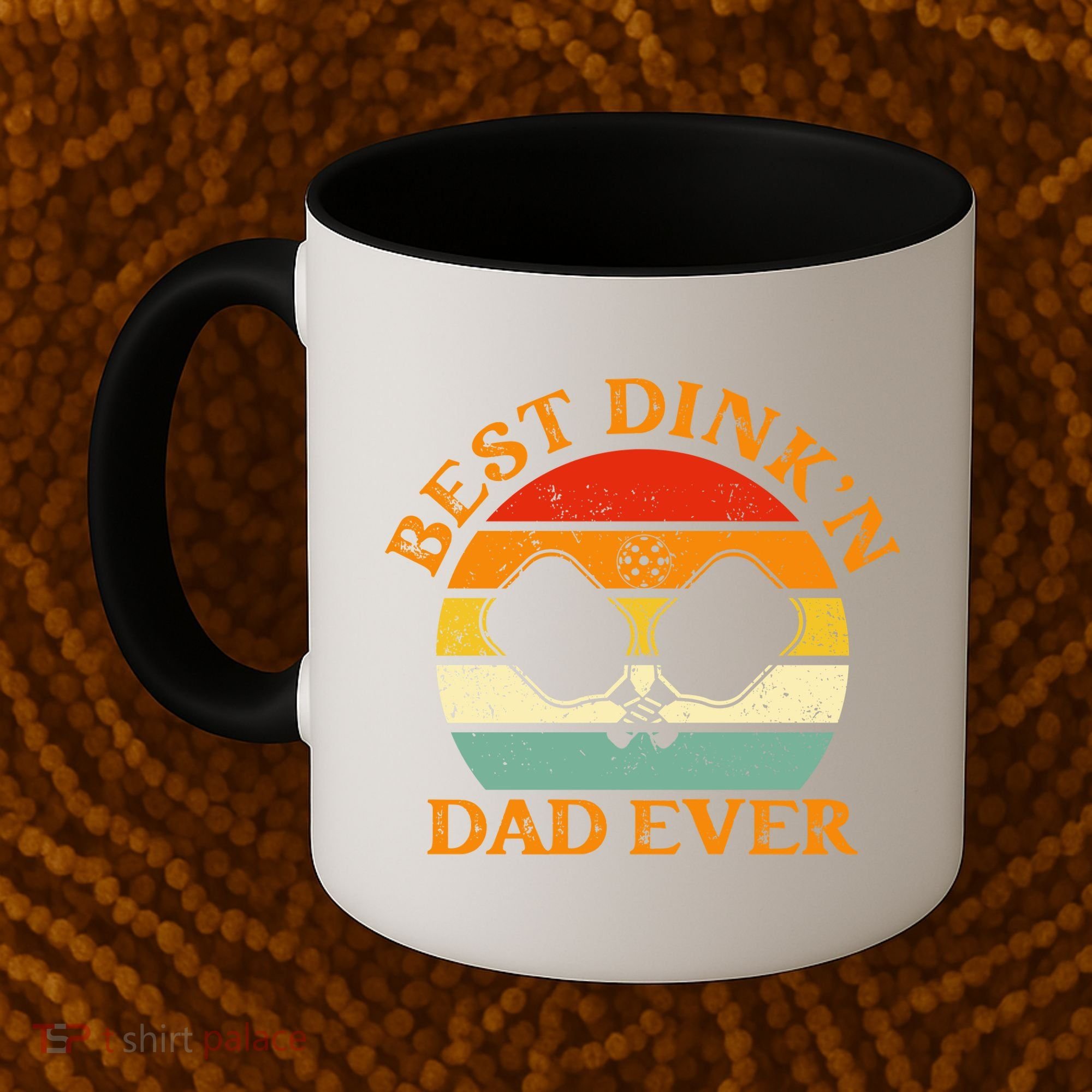 Best Dink'n Dad Ever Funny Pickleball Father's Day Gift Coffee Mug
