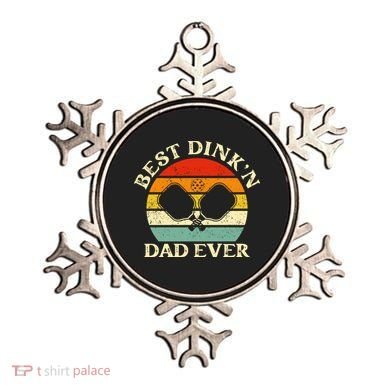 Best Dink'n Dad Ever Funny Pickleball Father's Day Gift Ornament