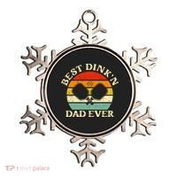 Best Dink'n Dad Ever Funny Pickleball Father's Day Gift Ornament thumb 0