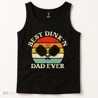 Best Dink'n Dad Ever Funny Pickleball Father's Day Gift Tank Top thumb 2