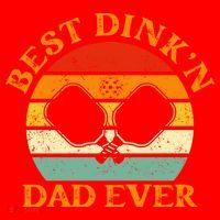 Best Dink'n Dad Ever Funny Pickleball Father's Day Gift Santa Hat thumb 1