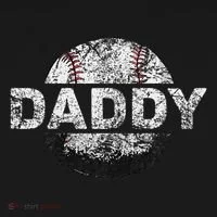 Baseball Daddy Dad Baseball Ball Apron thumb 3
