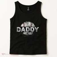 Baseball Daddy Dad Baseball Ball Tank Top thumb 2