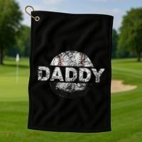 Baseball Daddy Dad Baseball Ball Golf Towel thumb 1