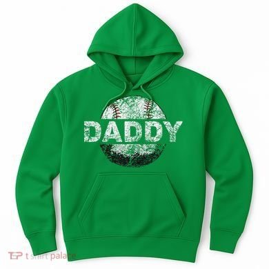 Baseball Daddy Dad Baseball Ball Hoodie