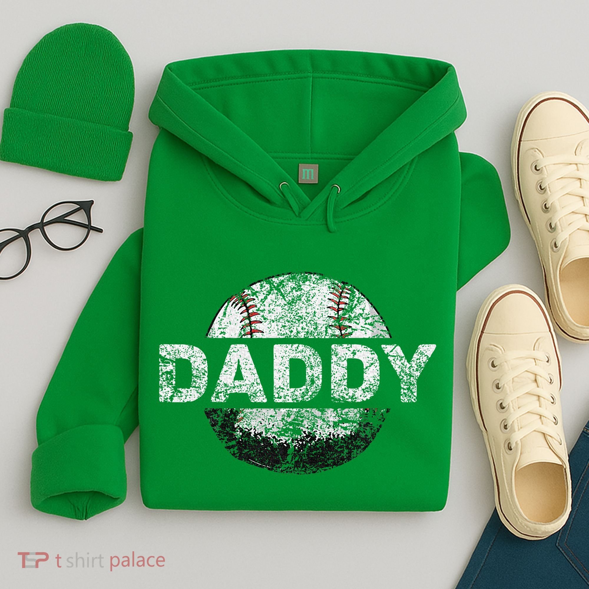 Baseball Daddy Dad Baseball Ball Hoodie