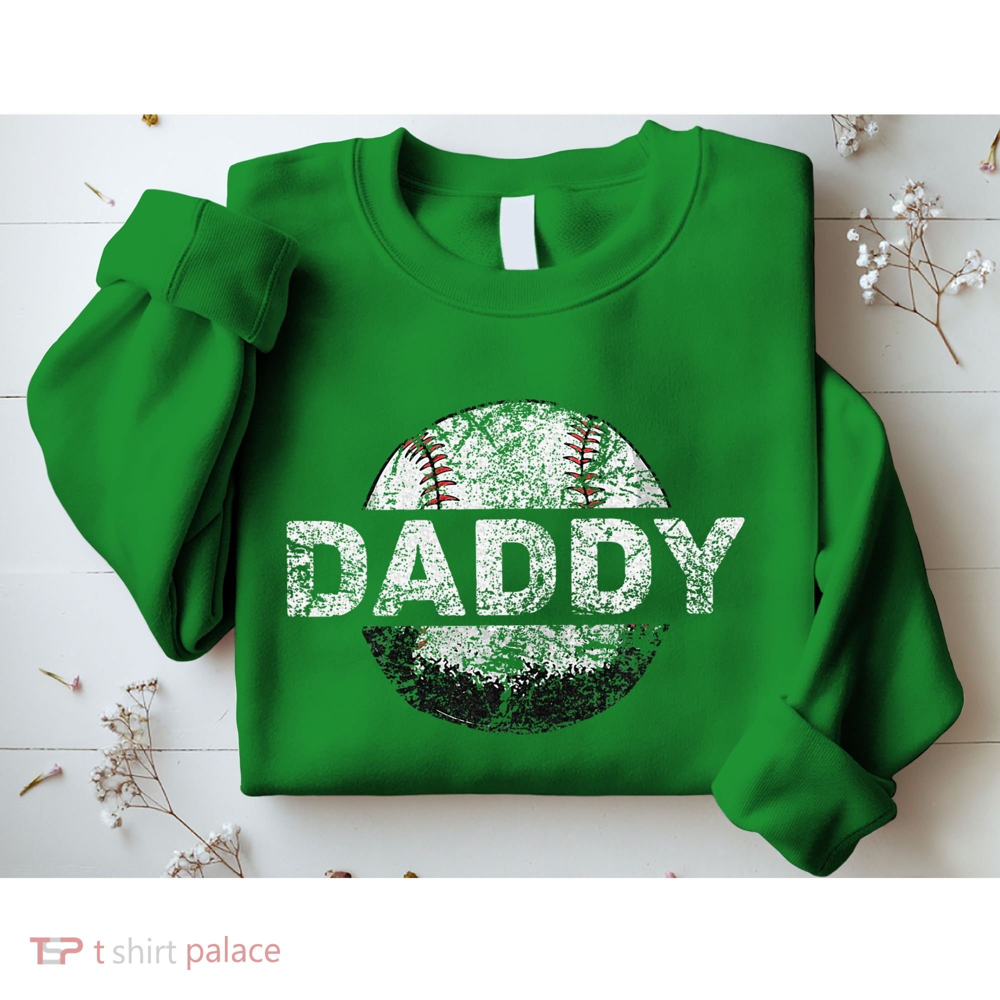 Baseball Daddy Dad Baseball Ball Sweatshirt