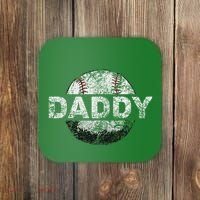 Baseball Daddy Dad Baseball Ball Coaster thumb 0