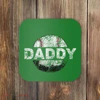 Baseball Daddy Dad Baseball Ball Coaster thumb 0