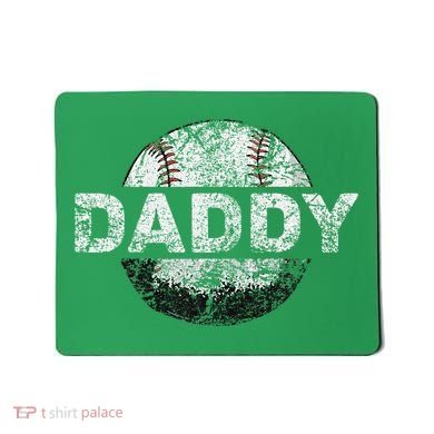 Baseball Daddy Dad Baseball Ball Mousepad