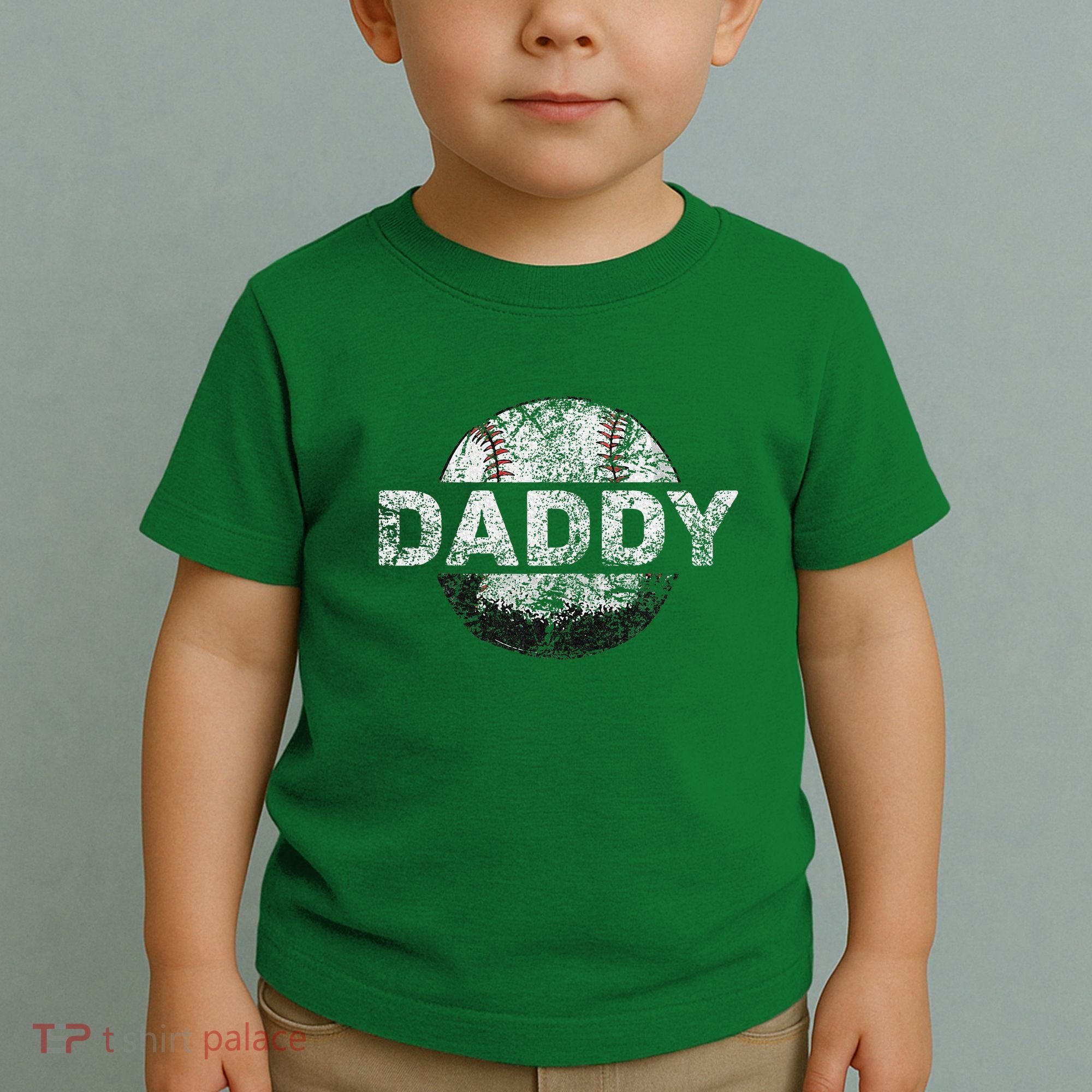 Baseball Daddy Dad Baseball Ball Toddler T-Shirt