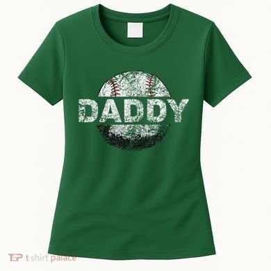 Baseball Daddy Dad Baseball Ball Women's T-Shirt