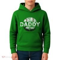 Baseball Daddy Dad Baseball Ball Kids Hoodie thumb 4