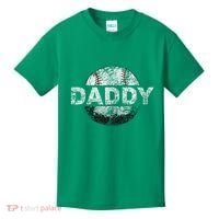 Baseball Daddy Dad Baseball Ball Kids T-Shirt thumb 0