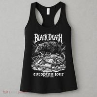 Black Death European Plague Rat Medieval History Goth Women's Tank Top thumb 3