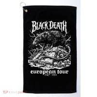 Black Death European Plague Rat Medieval History Goth Golf Towel thumb 0