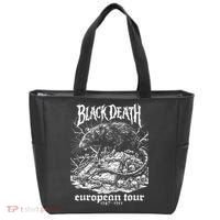 Black Death European Plague Rat Medieval History Goth Tote Bag thumb 0
