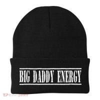 Big Daddy Energy Dad Joke Funny Fathers Day Beanie thumb 0