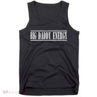 Big Daddy Energy Dad Joke Funny Fathers Day Tank Top thumb 0