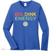 Big Dink Energy Pickleball Funny Pickle Ball Lover Women's Long Sleeve Shirt thumb 0