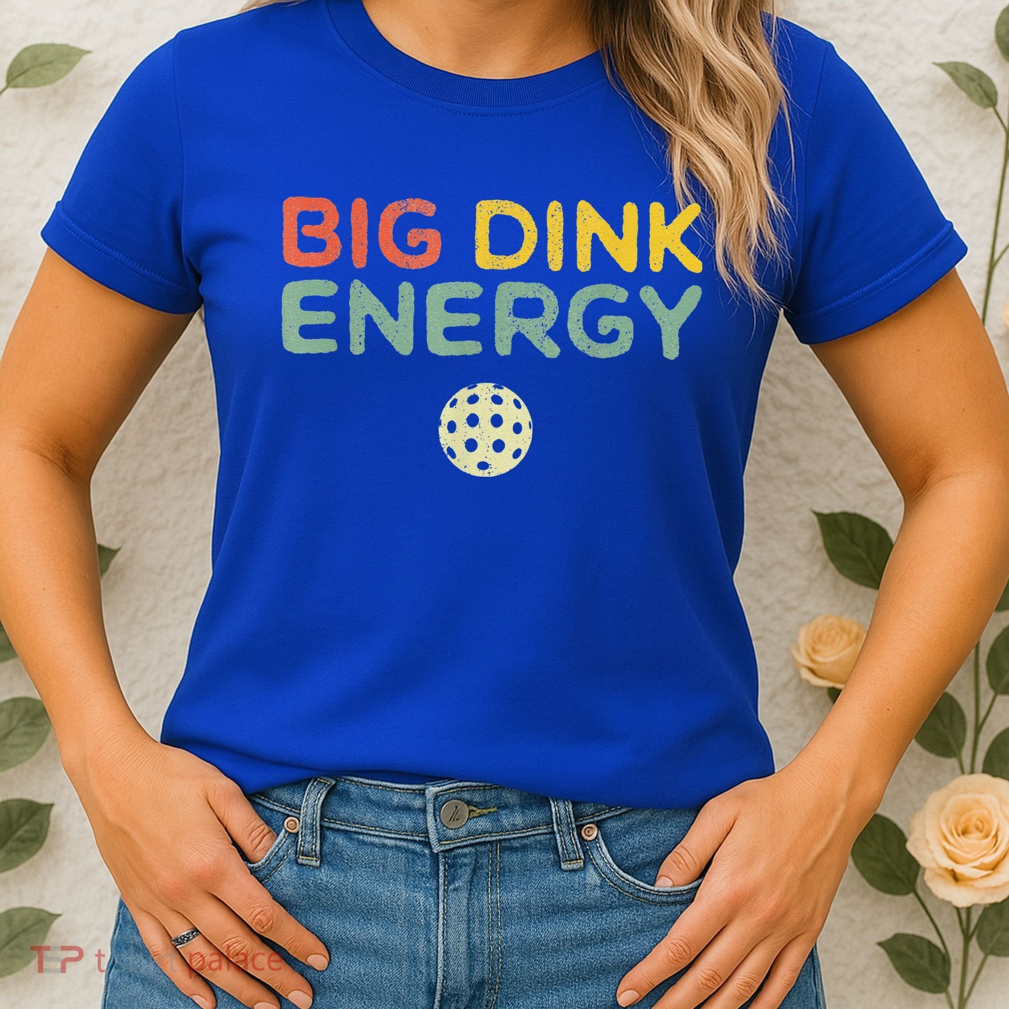 Big Dink Energy Pickleball Funny Pickle Ball Lover Women's T-Shirt