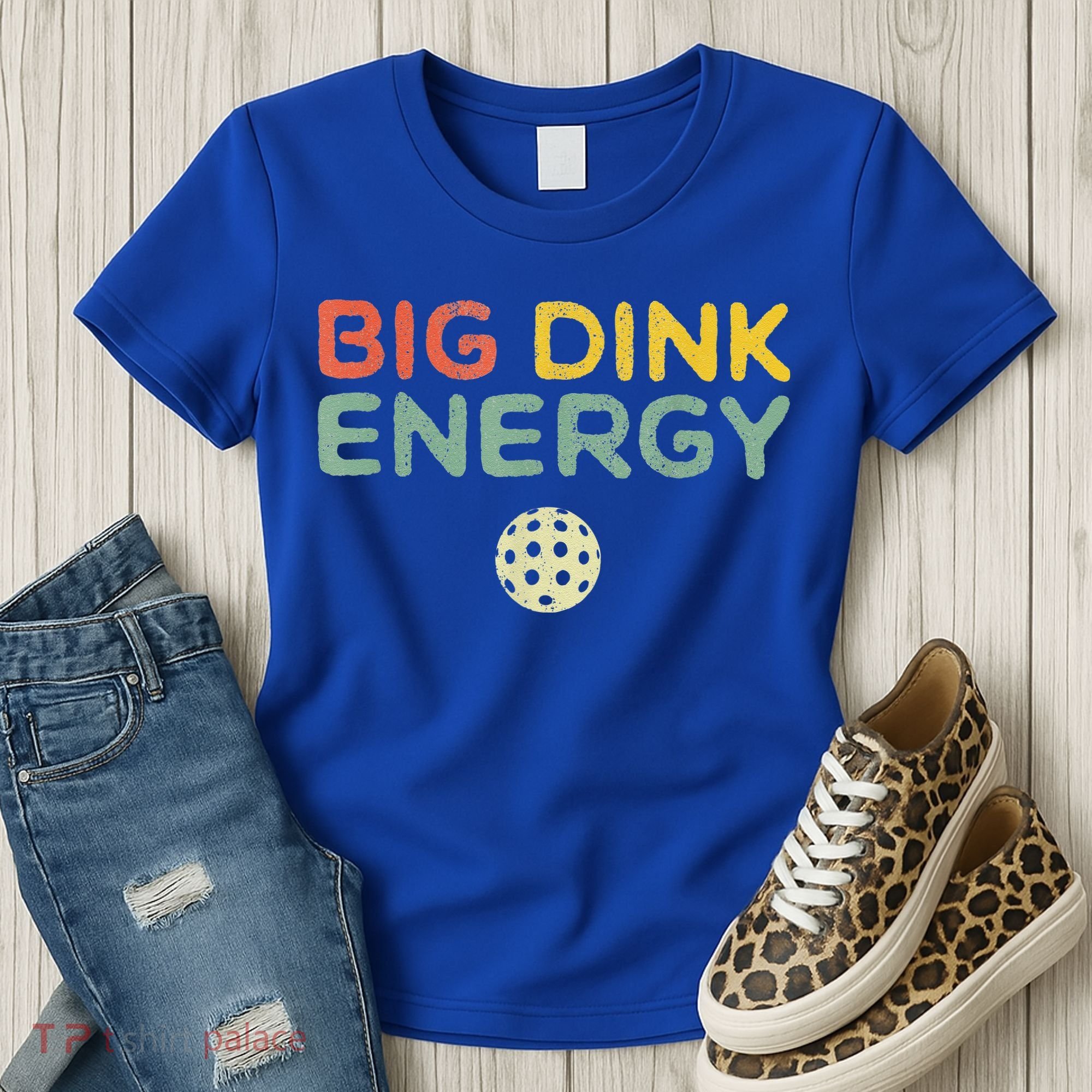 Big Dink Energy Pickleball Funny Pickle Ball Lover Women's T-Shirt