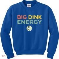 Big Dink Energy Pickleball Funny Pickle Ball Lover Kids Sweatshirt thumb 0