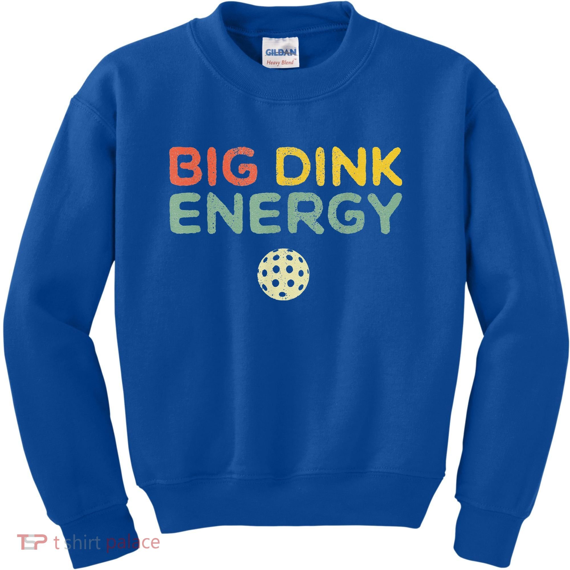 Big Dink Energy Pickleball Funny Pickle Ball Lover Kids Sweatshirt
