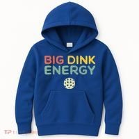 Big Dink Energy Pickleball Funny Pickle Ball Lover Kids Hoodie thumb 0