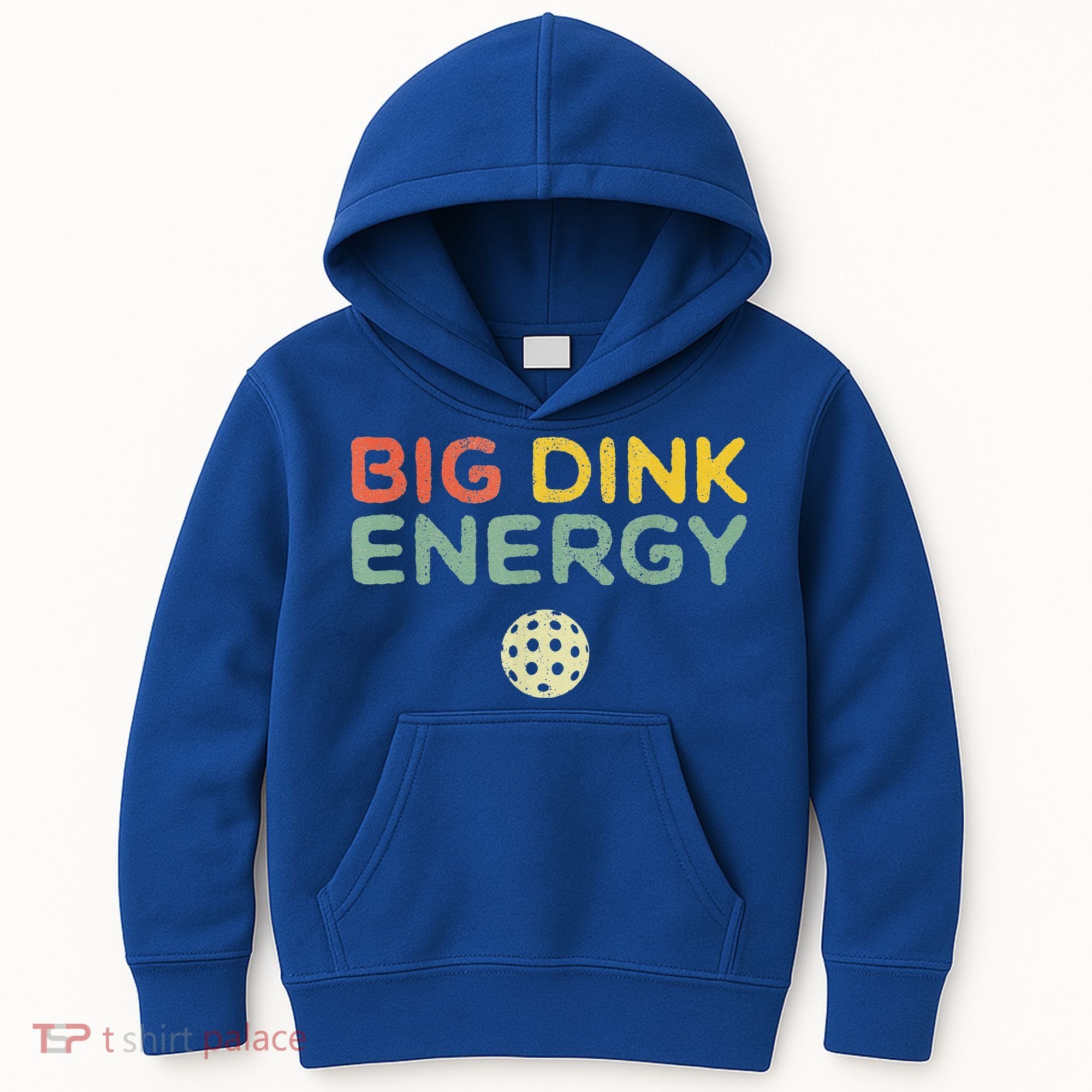Big Dink Energy Pickleball Funny Pickle Ball Lover Kids Hoodie