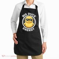 Big Duck Energy Duckie I Love Ducks Lovers Funny Rubber Duck Apron thumb 2