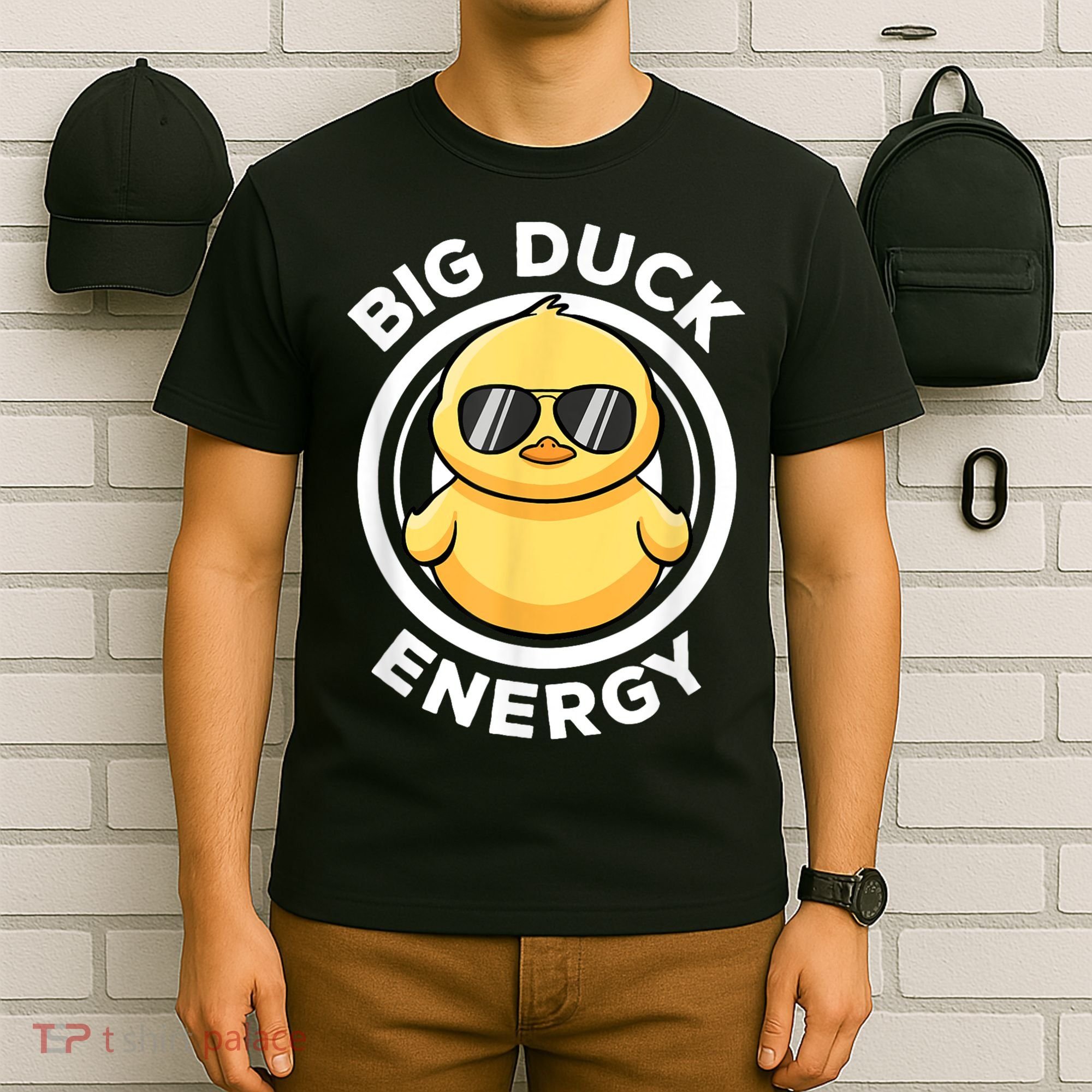 Big Duck Energy Duckie I Love Ducks Lovers Funny Rubber Duck T-Shirt