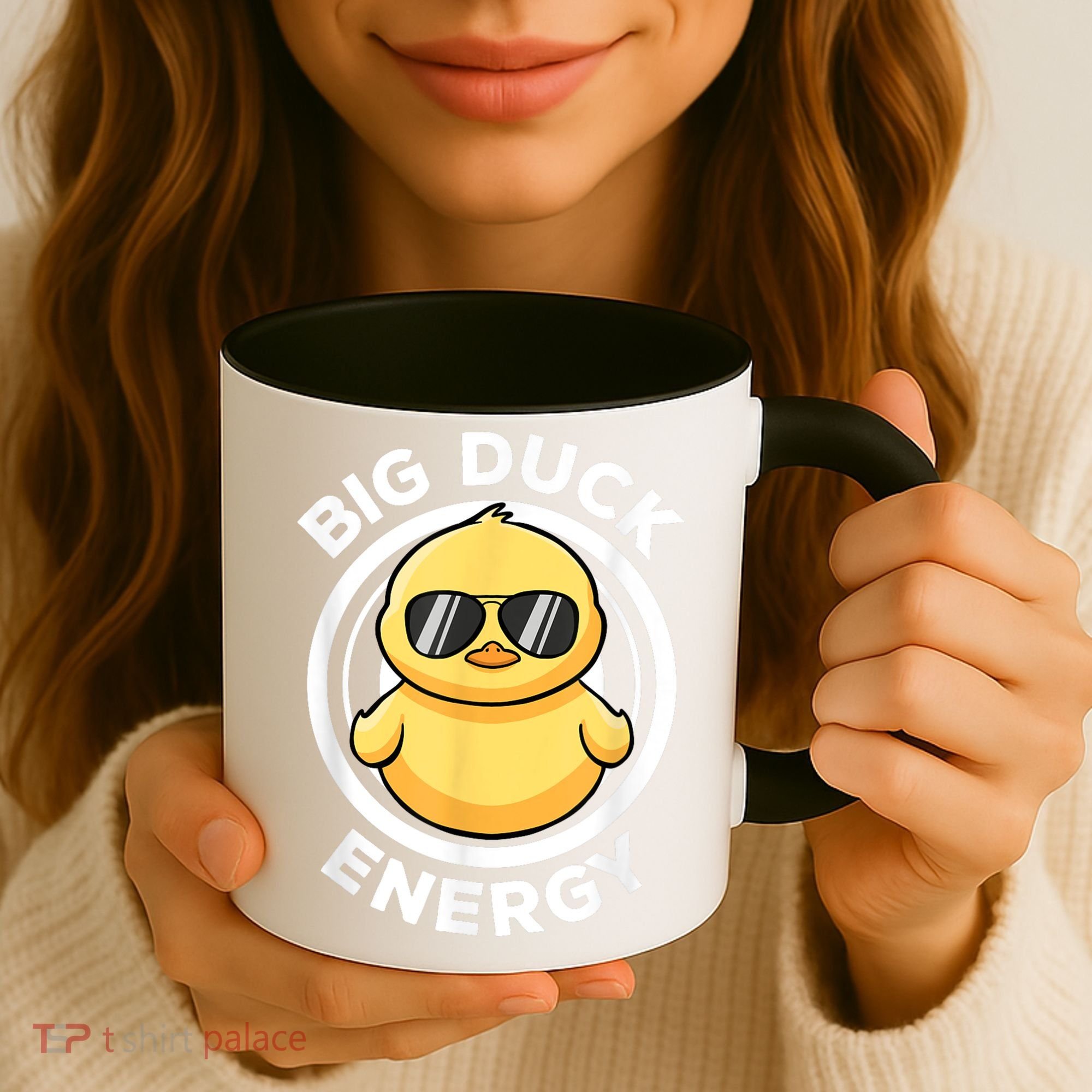 Big Duck Energy Duckie I Love Ducks Lovers Funny Rubber Duck Coffee Mug