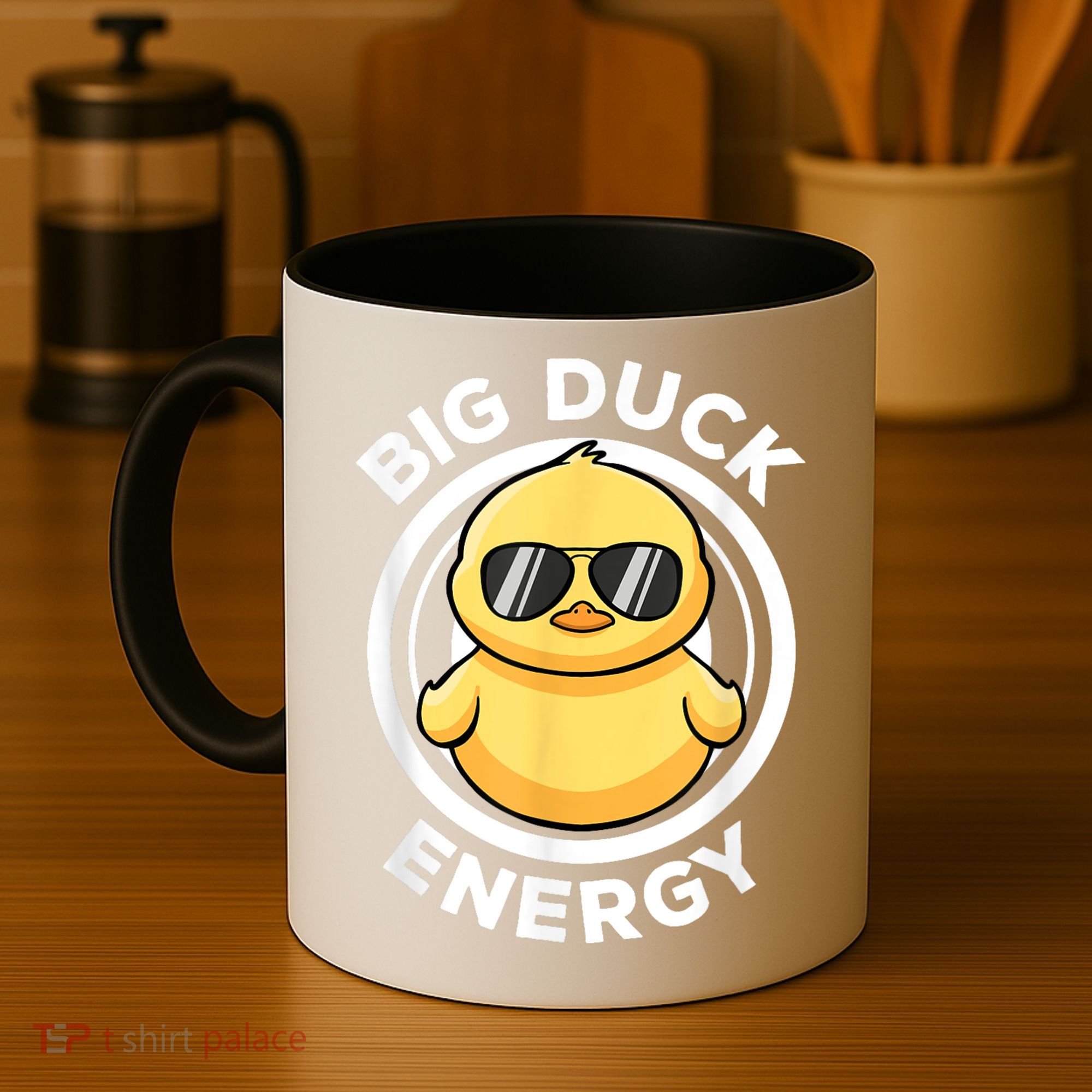 Big Duck Energy Duckie I Love Ducks Lovers Funny Rubber Duck Coffee Mug