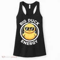 Big Duck Energy Duckie I Love Ducks Lovers Funny Rubber Duck Women's Tank Top thumb 0