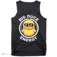 Big Duck Energy Duckie I Love Ducks Lovers Funny Rubber Duck Tank Top thumb 0