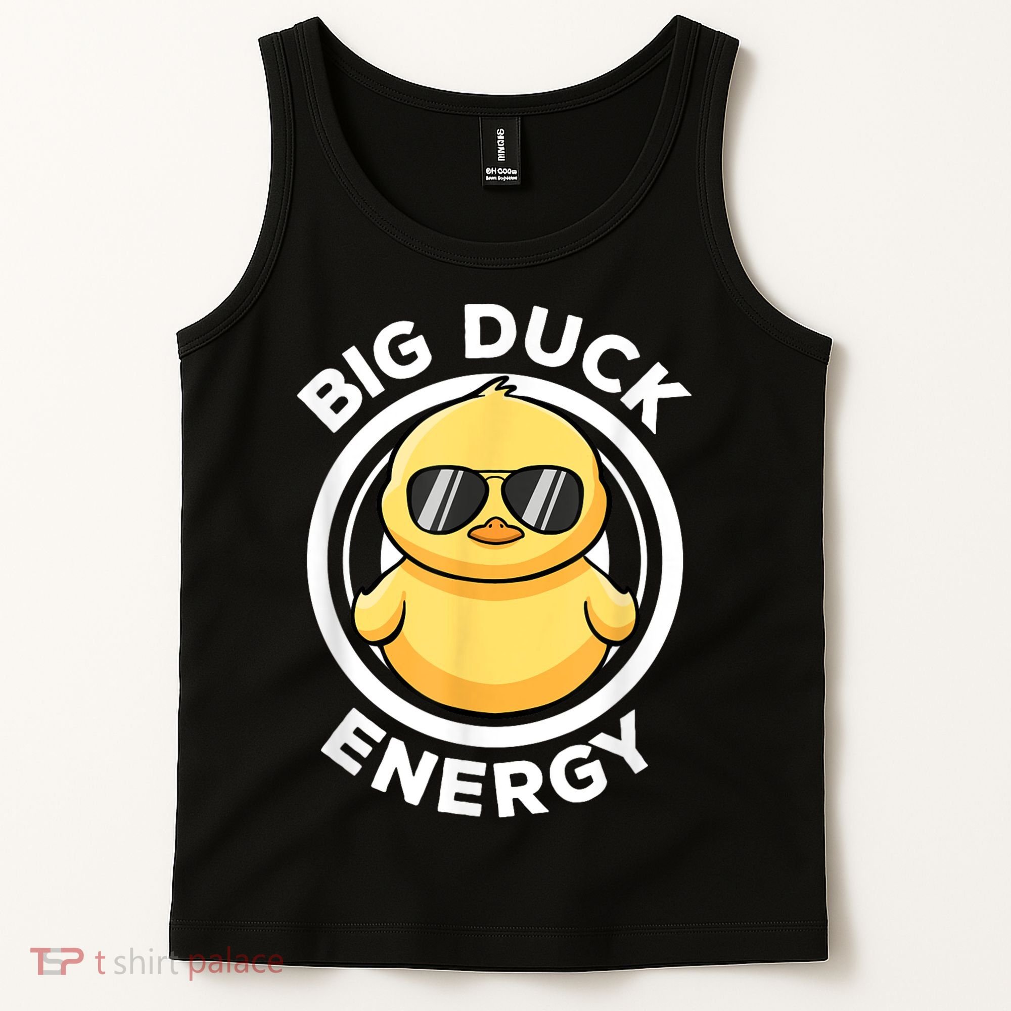 Big Duck Energy Duckie I Love Ducks Lovers Funny Rubber Duck Tank Top