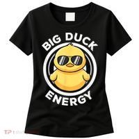 Big Duck Energy Duckie I Love Ducks Lovers Funny Rubber Duck Women's T-Shirt thumb 0