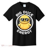 Big Duck Energy Duckie I Love Ducks Lovers Funny Rubber Duck Kids T-Shirt thumb 0