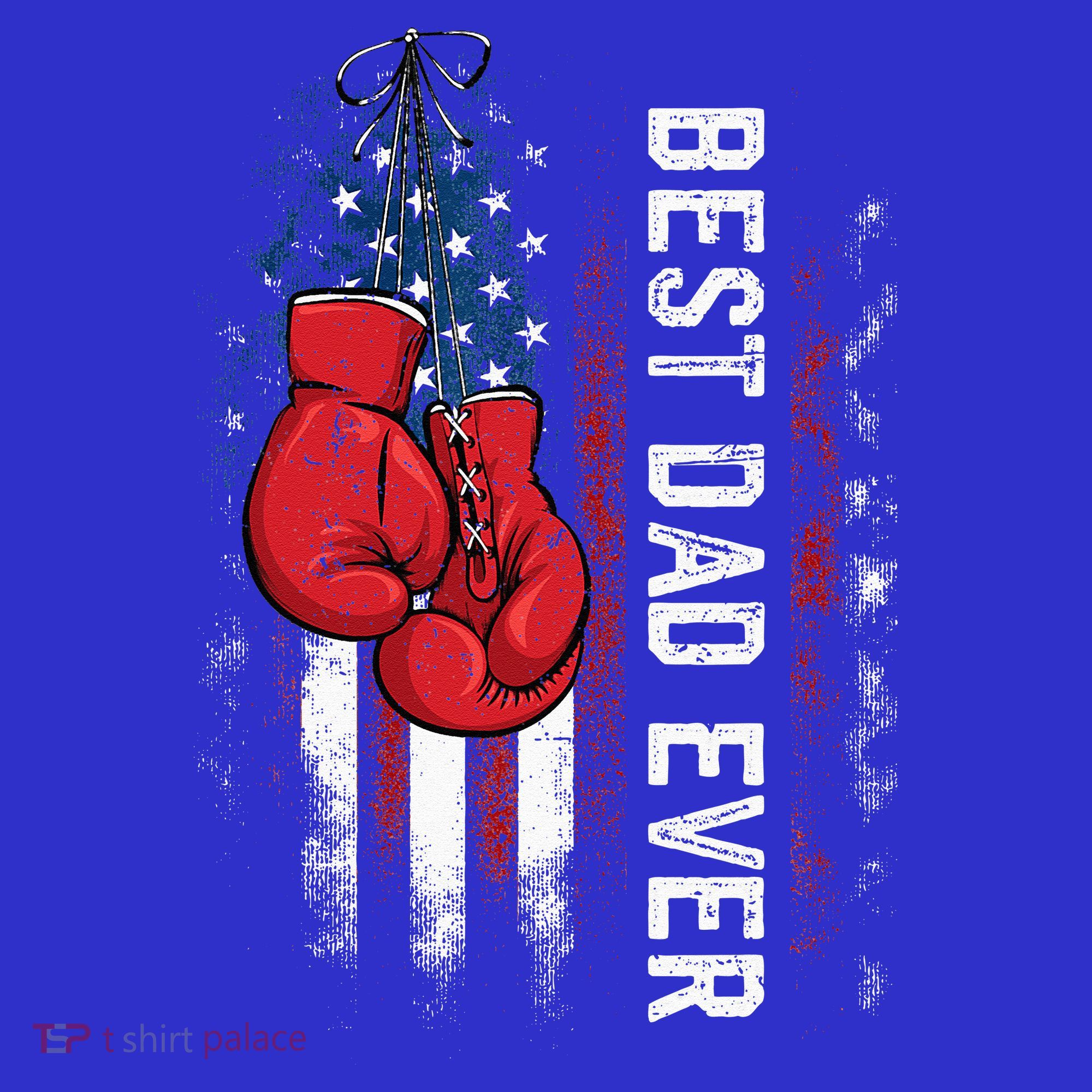 Best Dad Ever Boxing Gloves Fathers Day Boxers Flag USA Him Visor