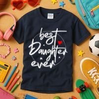 Best Daughter Ever - Daughter Kids T-Shirt thumb 3