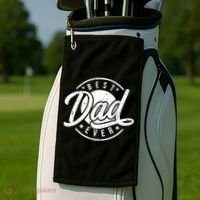 Best Dad Ever Golf Towel thumb 2