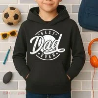 Best Dad Ever Kids Hoodie thumb 2